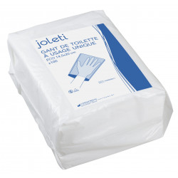 Gant de toilette molletonné JOLETI x 100