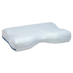 Oreiller ergonomique viscoélastique perforé Oreiller ergonomique viscoélastique perforé