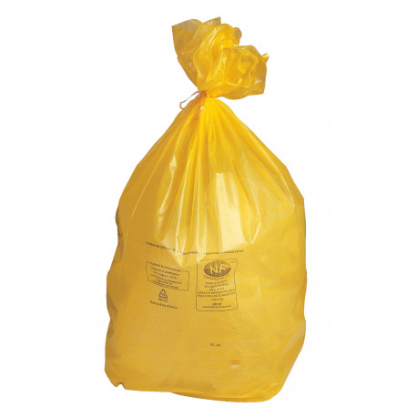 Sac jaune 110 L x 250