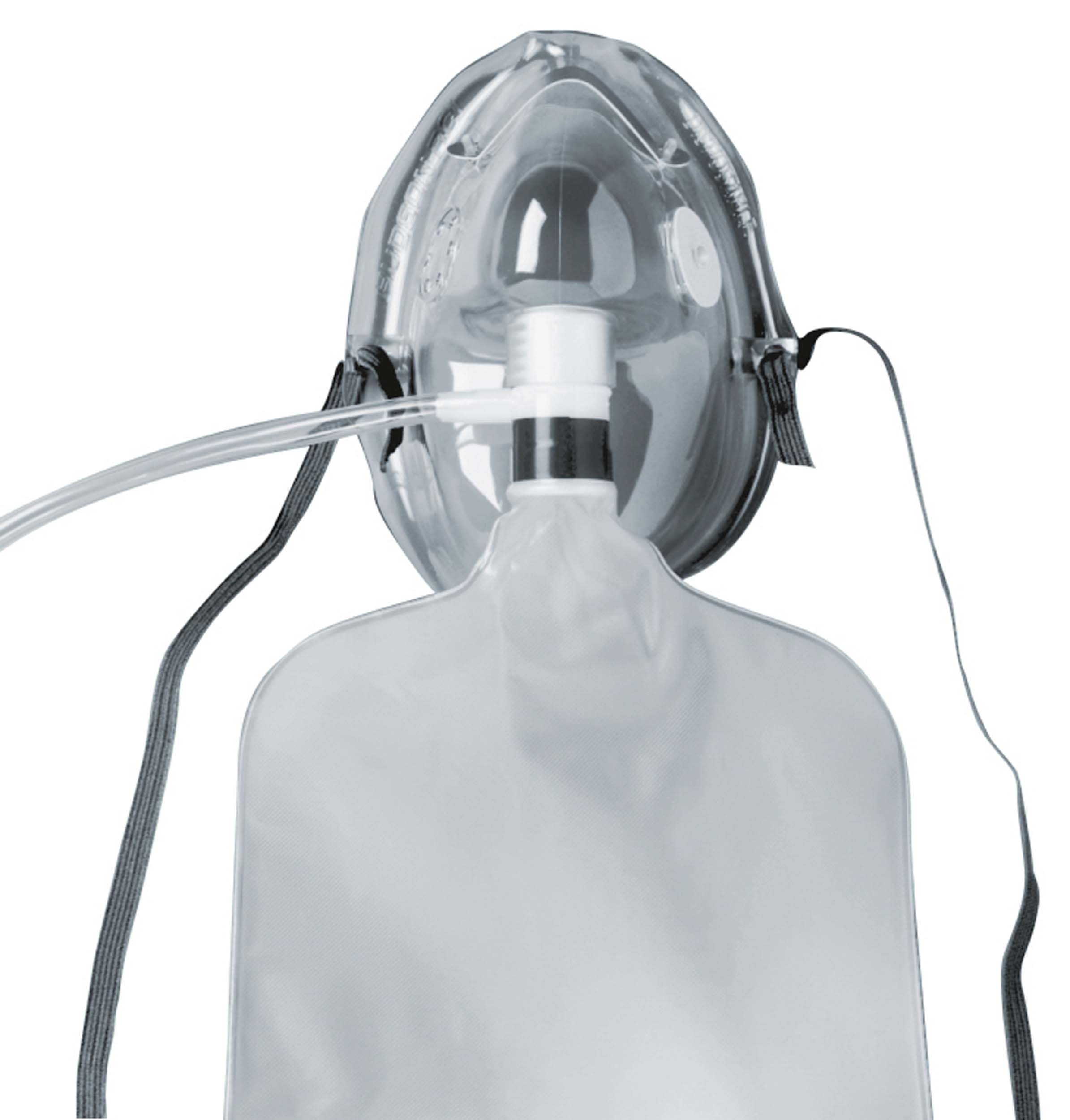 Masque à oxygène simple masque O2 pour utilisation pédiatrique et adulte