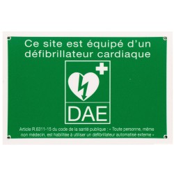 Panneaux de signalisation pour défibrillateur