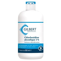 Chlorhexidine alcoolisée Gilbert | 125, 250 et 500 ml | Consomed Chlorhexidine alcoolisée Gilbert | 125, 250 et 500 ml | Consomed