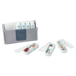 DISTRIBUTEUR semainier PILBOX MINI GRIS DISTRIBUTEUR semainier PILBOX MINI GRIS
