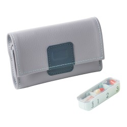 DISTRIBUTEUR semainier PILBOX MINI GRIS DISTRIBUTEUR semainier PILBOX MINI GRIS