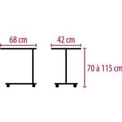 Table de lit Table de lit
