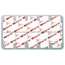 Electrodes 3M Red Dot à languette pour pince crocodile Electrodes 3M Red Dot à languette pour pince crocodile