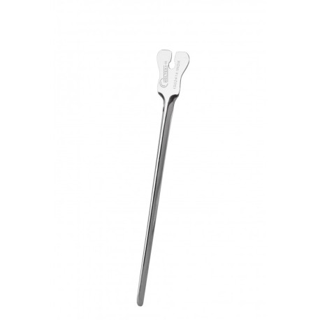 Sonde cannelée inox 14 cm