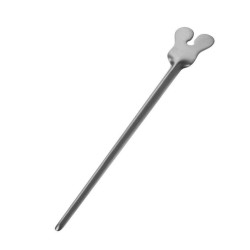 Sonde cannelée inox 14 cm Sonde cannelée inox 14 cm