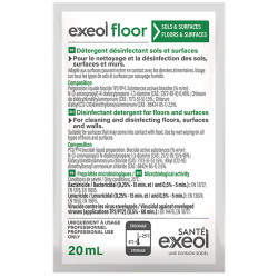 Exeol floor Détergent désinfectant sols et surfaces