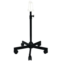 Pied roulant télescopique 60-100cm lesté