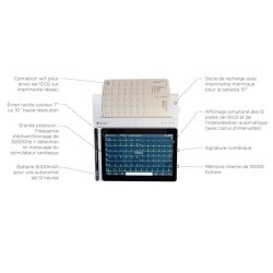 Cardiomate EVI 10'' Tablette ECG - Spengler (avec base imprimante) Cardiomate EVI 10'' Tablette ECG - Spengler (avec base imprimante)