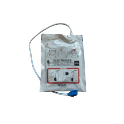 Paire d'électrodes adulte pré-connectées défibrillateur FRED PA-1