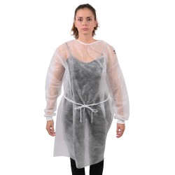 Blouse de protection à usage unique poignets Jersey Blouse de protection à usage unique poignets Jersey
