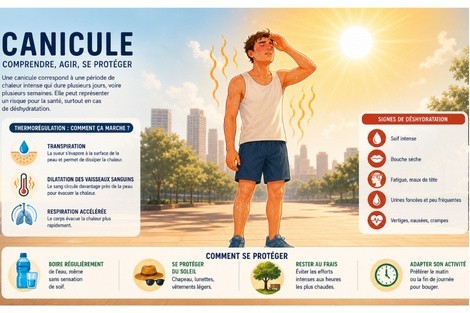 Canicule : Pourquoi on souffre tant de la chaleur (et quoi faire en cas de coup de chaud) ?️☀️