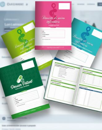 composition de cahiers de suivi infirmiers trimestriels, annuels ou pour diab&eacute;tiques