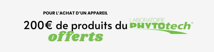 200€ de produits Phytotech offerts pour l'achat d'un appareil